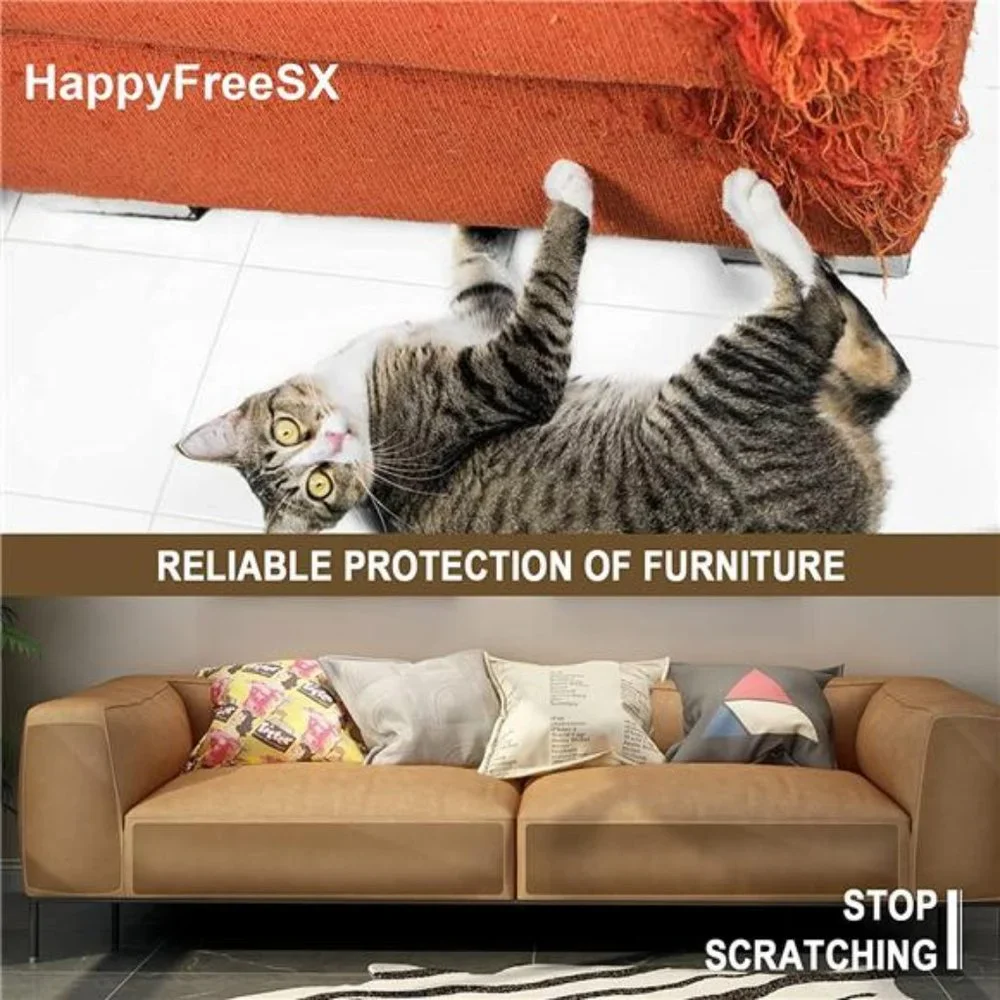 10 PCs Cat Scratcher, Double-side Sticky Cat Scratch Deterrent Tape
